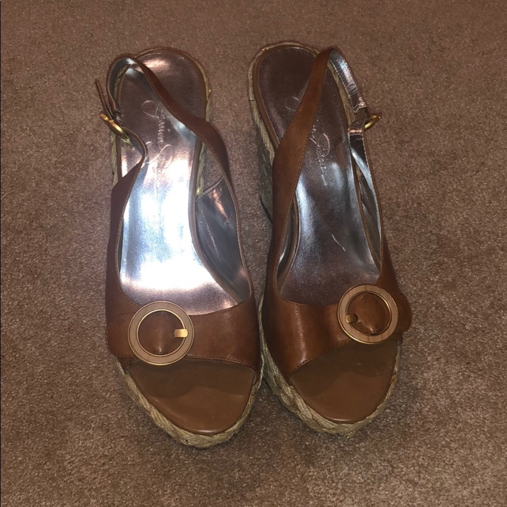 Tan wedges
